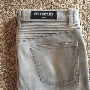 Balmain biker jeans